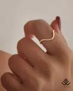 انگشتر طلا موج - Image 2