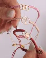 دستبند طلا و بافت قلب - Image 4