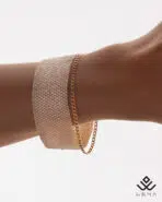 دستبند طلا و میوکی با زنجیر کارتیه - Image 4