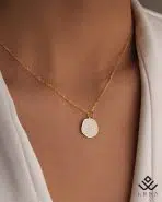 آویز طلا آذر میناکاری - Image 2