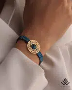 دستبند طلا و میوکی با دایره اسلیمی - Image 2