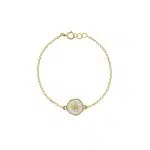 دستبند طلا خورشید میناکاری