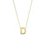 آویز طلا حرف D