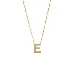آویز طلا حرف E