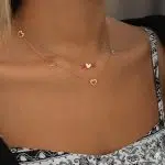 گردنبند طلا قلب