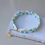 دستبند طلا میوکی گل گلی