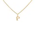 آویز طلا حرف P