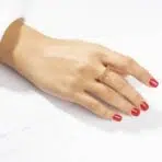 انگشتر طلا با آویز مارکو آجری - Image 2