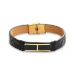 دستبند چرم مستطیل