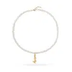 گردنبند طلا و مروارید پری دریایی