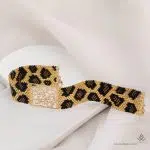 دستبند طلا و میوکی پلنگی بی همگان
