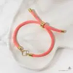 دستبند طلا بنددار ونکلیف