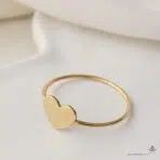 انگشتر طلا قلب - Image 2