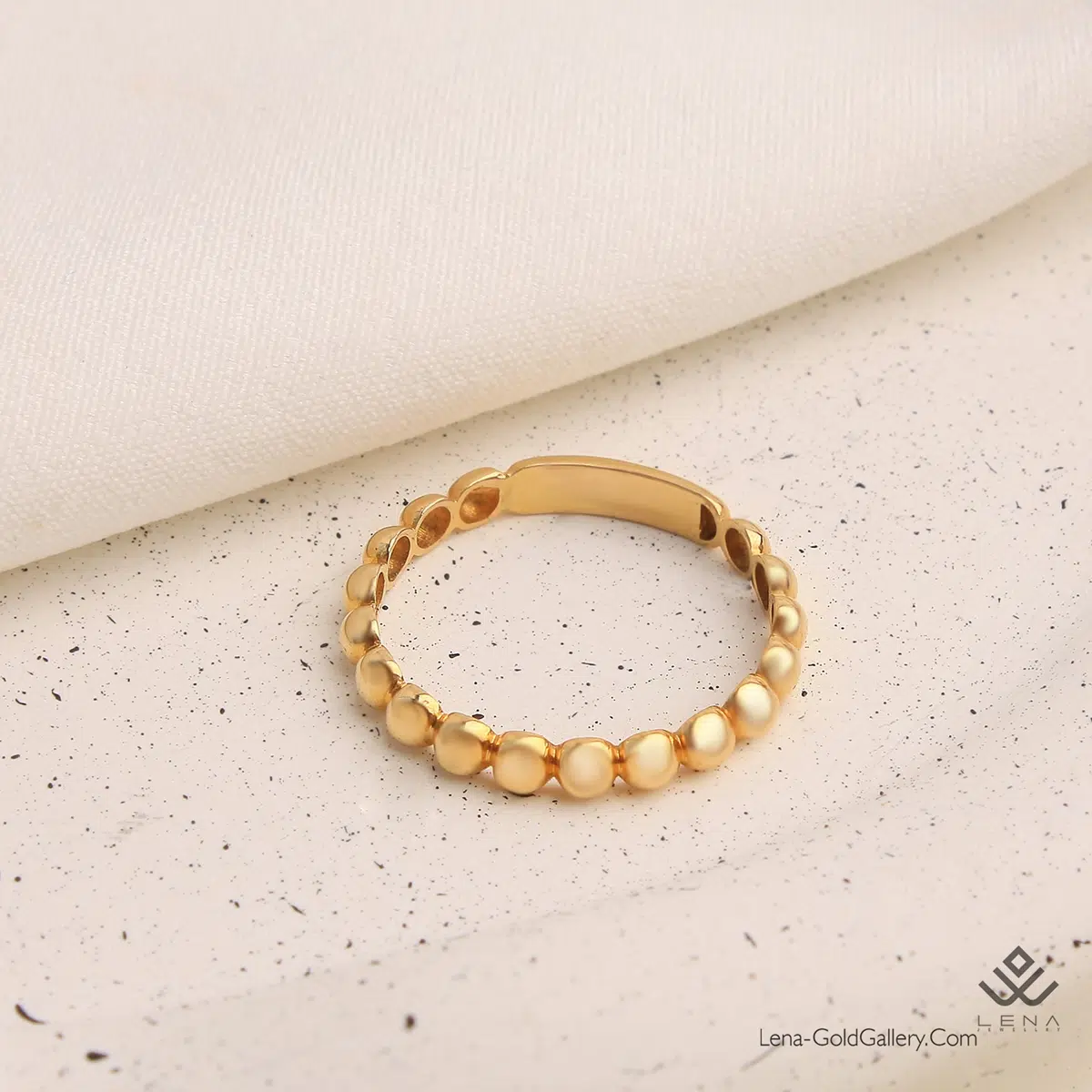 انگشتر طلا توپی - Image 2