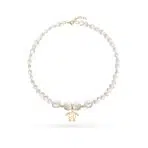 گردنبند طلا و مروارید لاکپشت