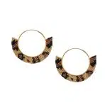 گوشواره طلا میوکی پلنگی