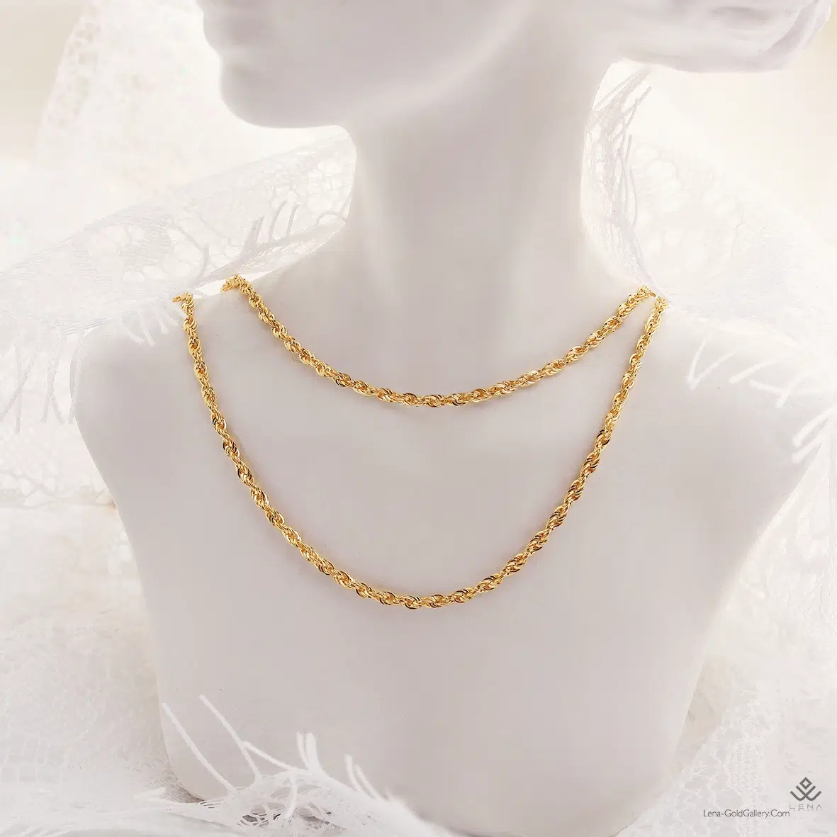 زنجیر طلا طنابی - Image 2