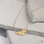 گردنبند طلا گل