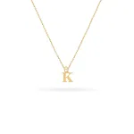 آویز طلا حرف K