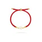 دستبند طلا بنددار قلب