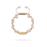 دستبند طلا و مروارید لویی ویتون